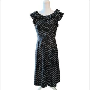 WHO WHAT WEAR WOMENS PRETTY SLEEVELESS DRESS SIZE SMALL